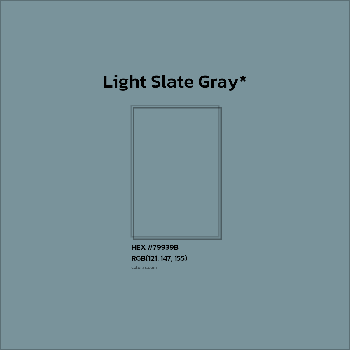 HEX #79939B Color Name, Color Code, Palettes, Similar Paints, Images