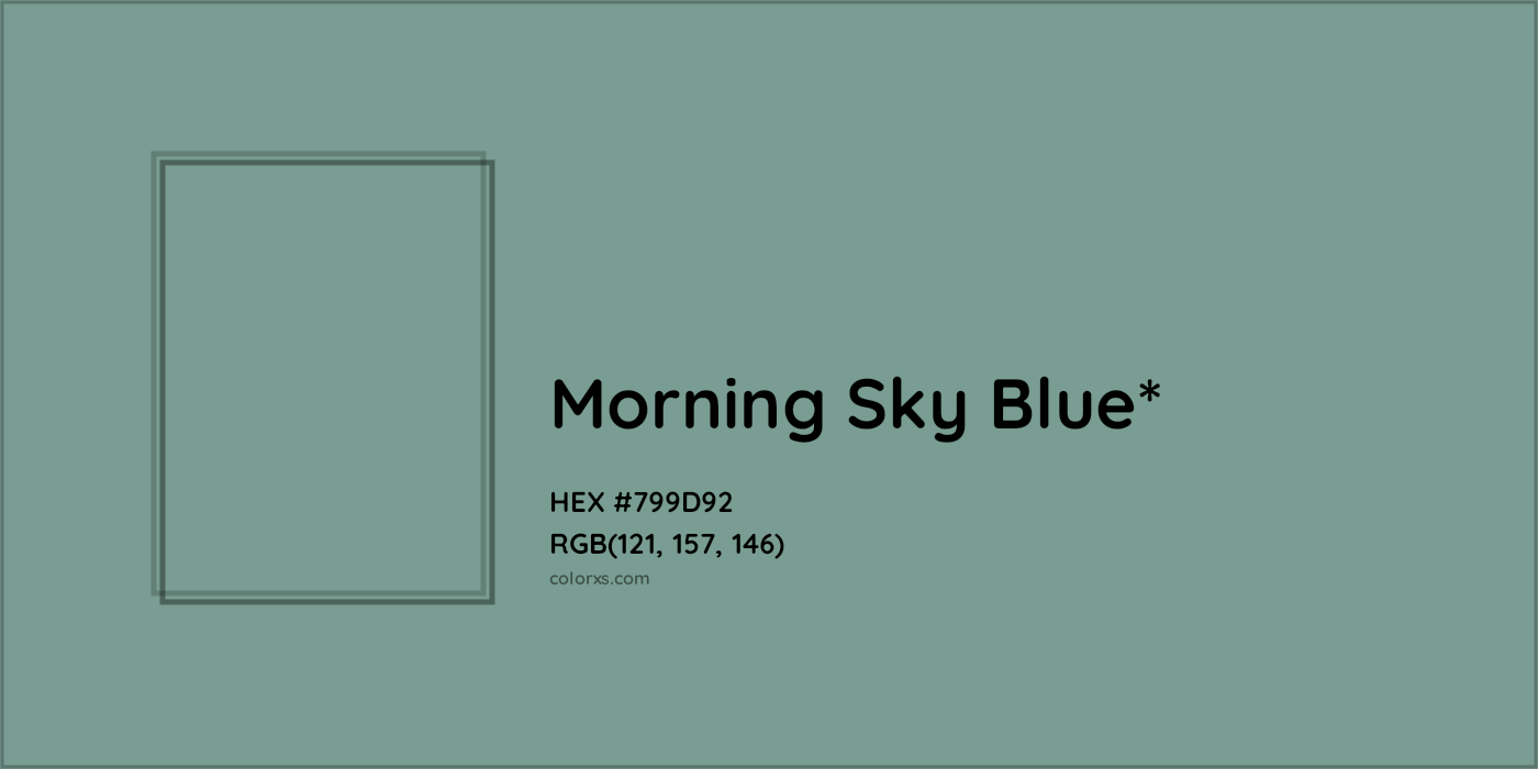 HEX #799D92 Color Name, Color Code, Palettes, Similar Paints, Images
