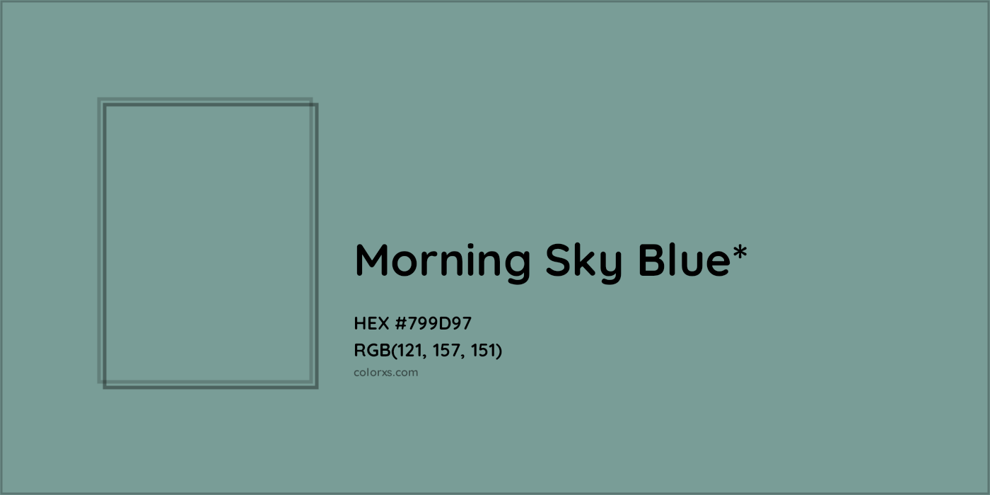 HEX #799D97 Color Name, Color Code, Palettes, Similar Paints, Images