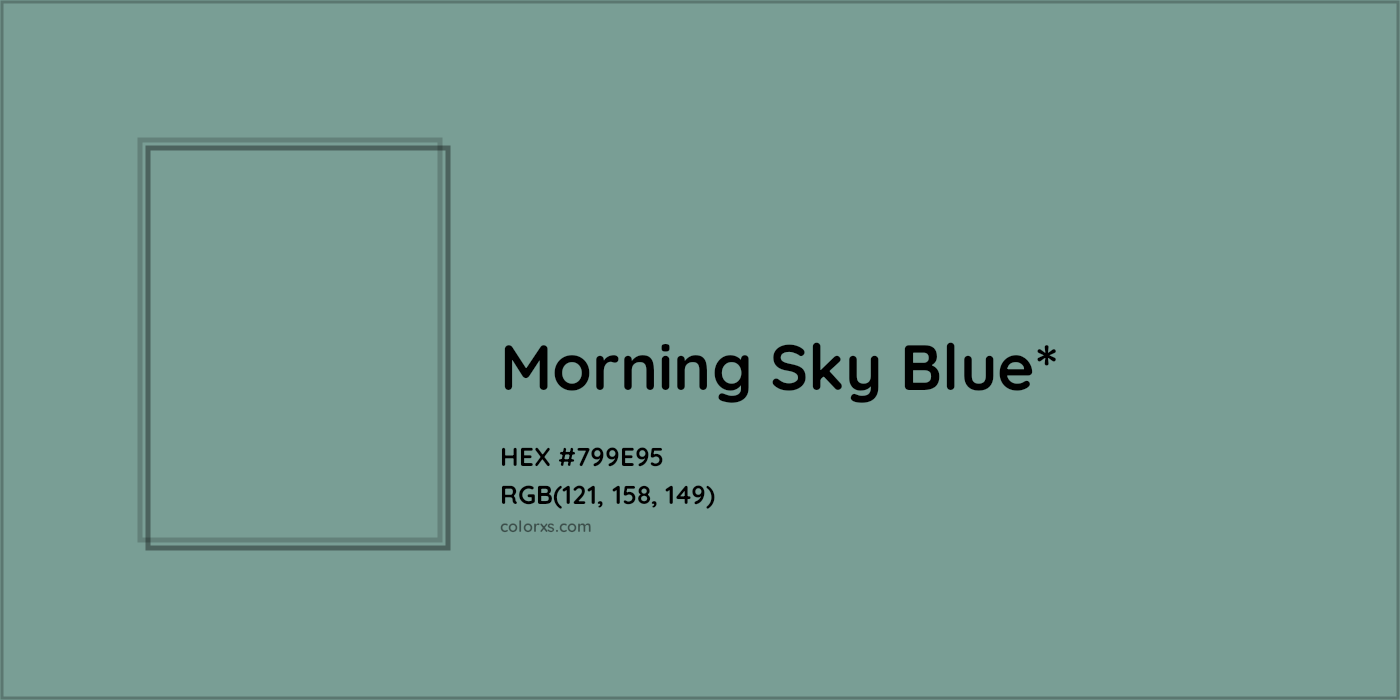 HEX #799E95 Color Name, Color Code, Palettes, Similar Paints, Images