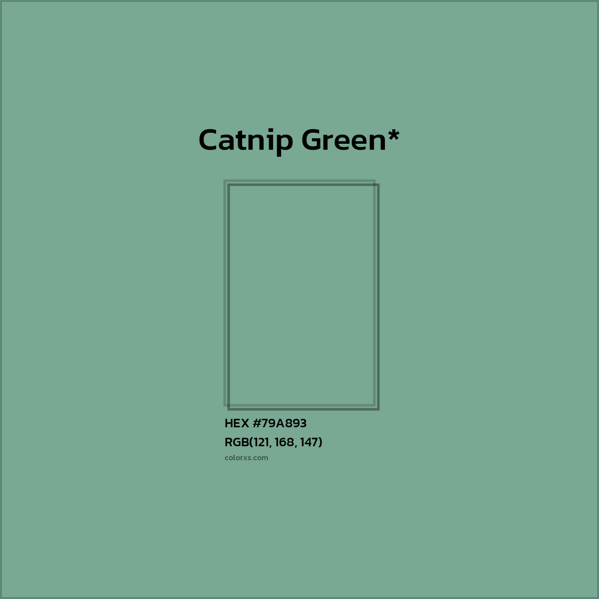 HEX #79A893 Color Name, Color Code, Palettes, Similar Paints, Images