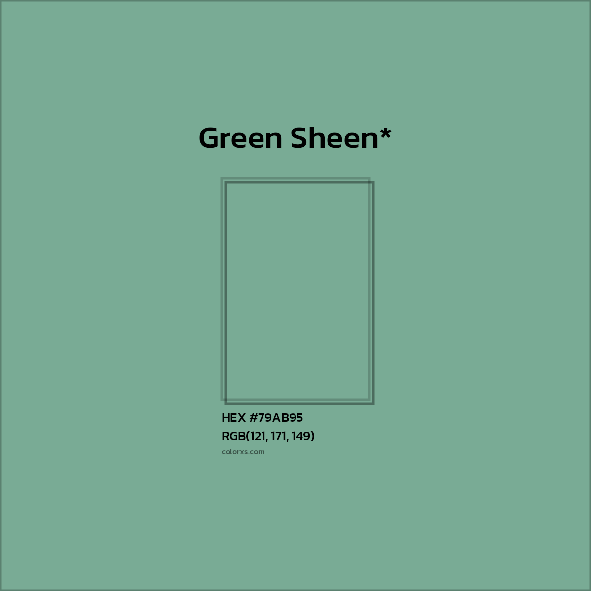 HEX #79AB95 Color Name, Color Code, Palettes, Similar Paints, Images
