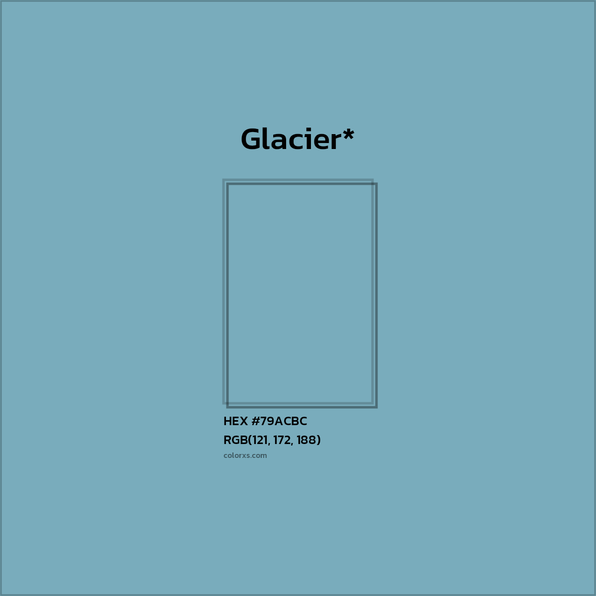 HEX #79ACBC Color Name, Color Code, Palettes, Similar Paints, Images
