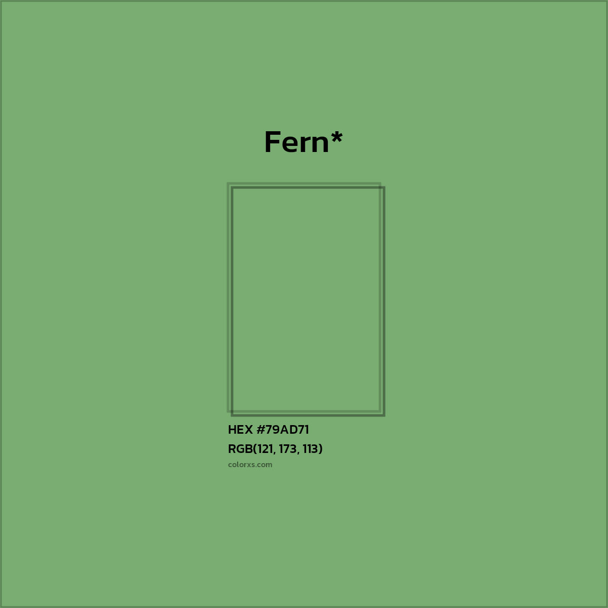 HEX #79AD71 Color Name, Color Code, Palettes, Similar Paints, Images