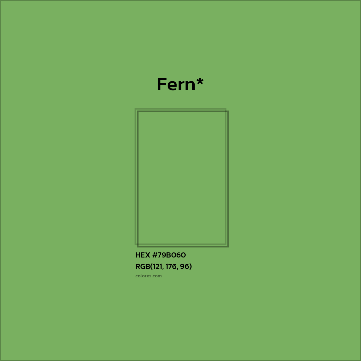 HEX #79B060 Color Name, Color Code, Palettes, Similar Paints, Images