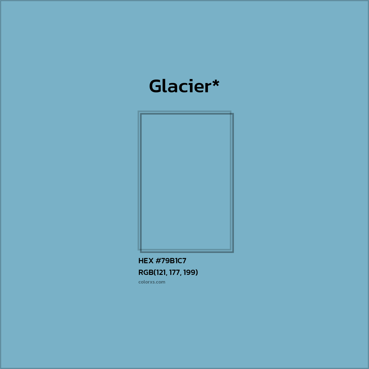 HEX #79B1C7 Color Name, Color Code, Palettes, Similar Paints, Images