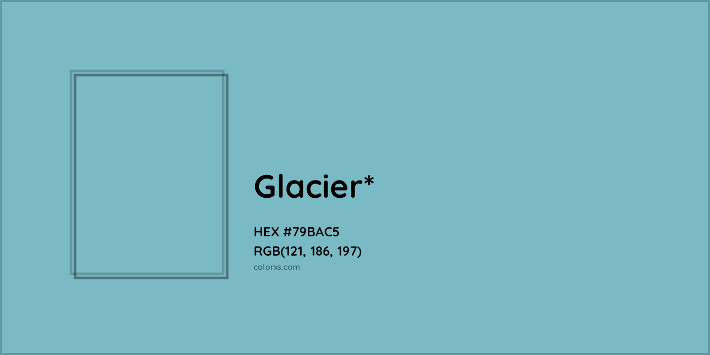 HEX #79BAC5 Color Name, Color Code, Palettes, Similar Paints, Images