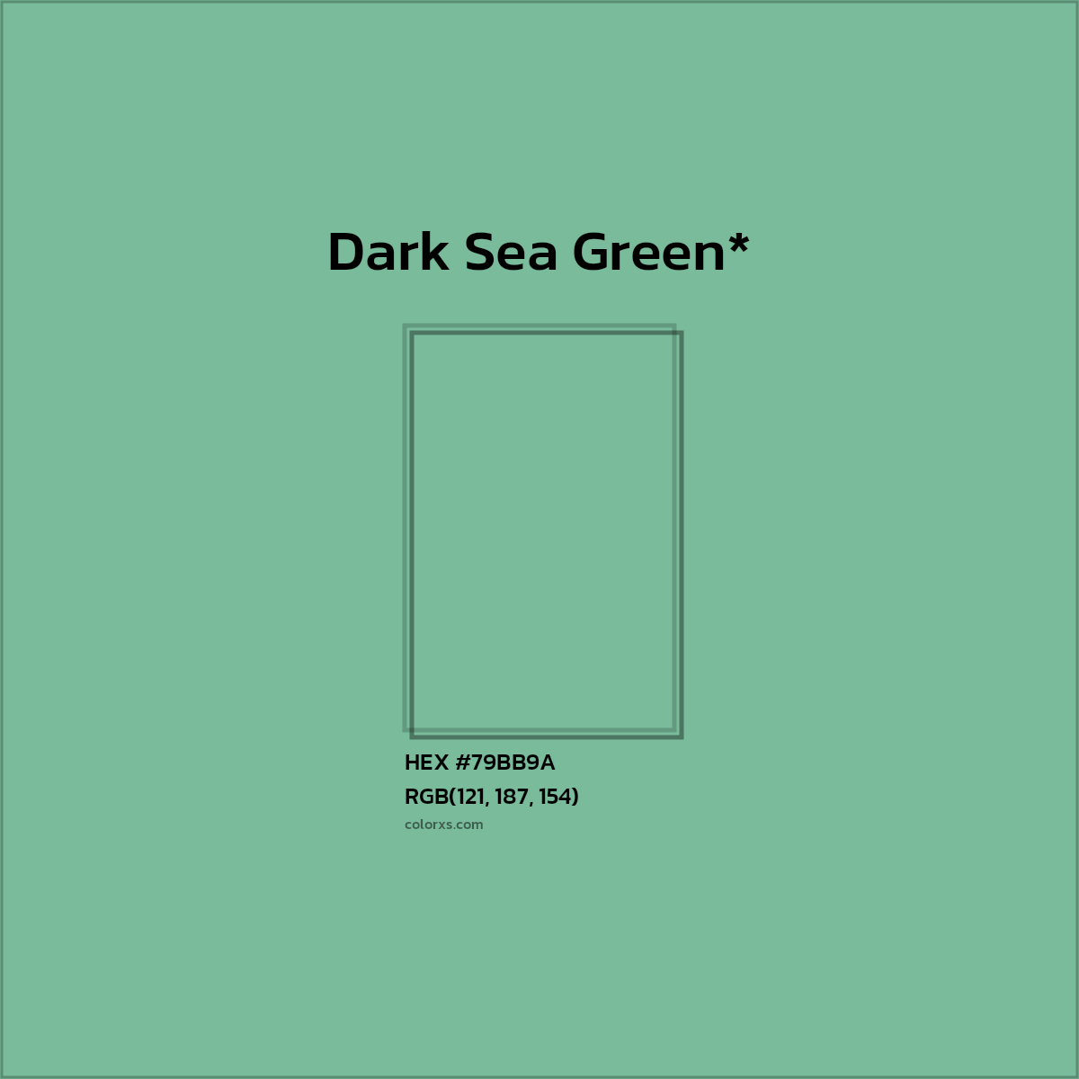 HEX #79BB9A Color Name, Color Code, Palettes, Similar Paints, Images