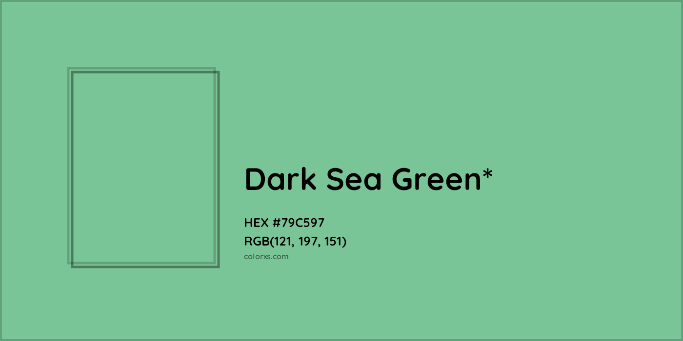 HEX #79C597 Color Name, Color Code, Palettes, Similar Paints, Images