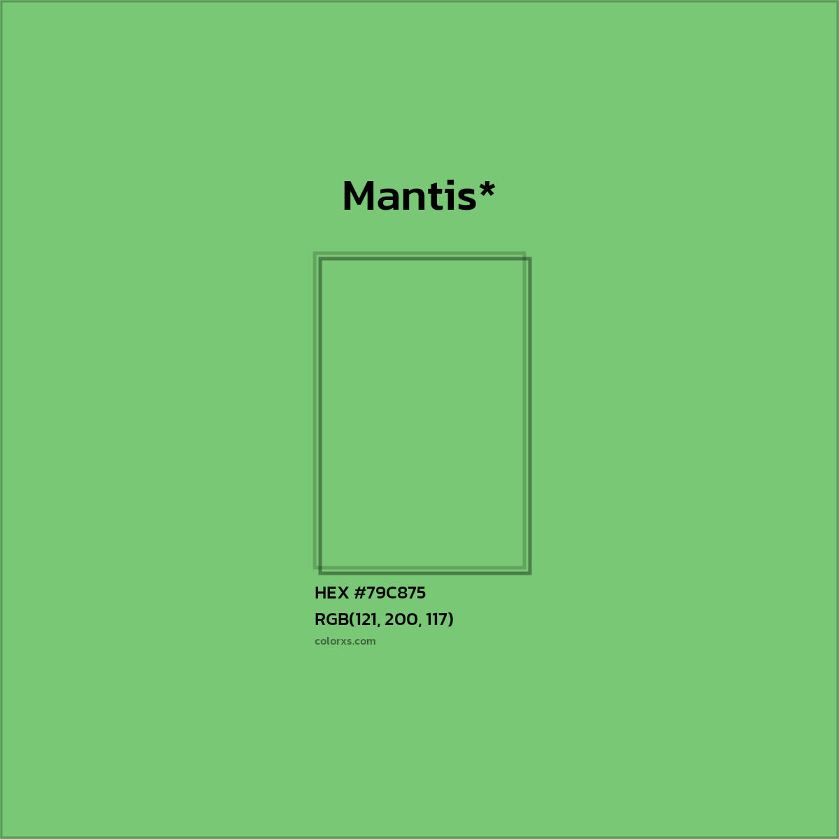 HEX #79C875 Color Name, Color Code, Palettes, Similar Paints, Images