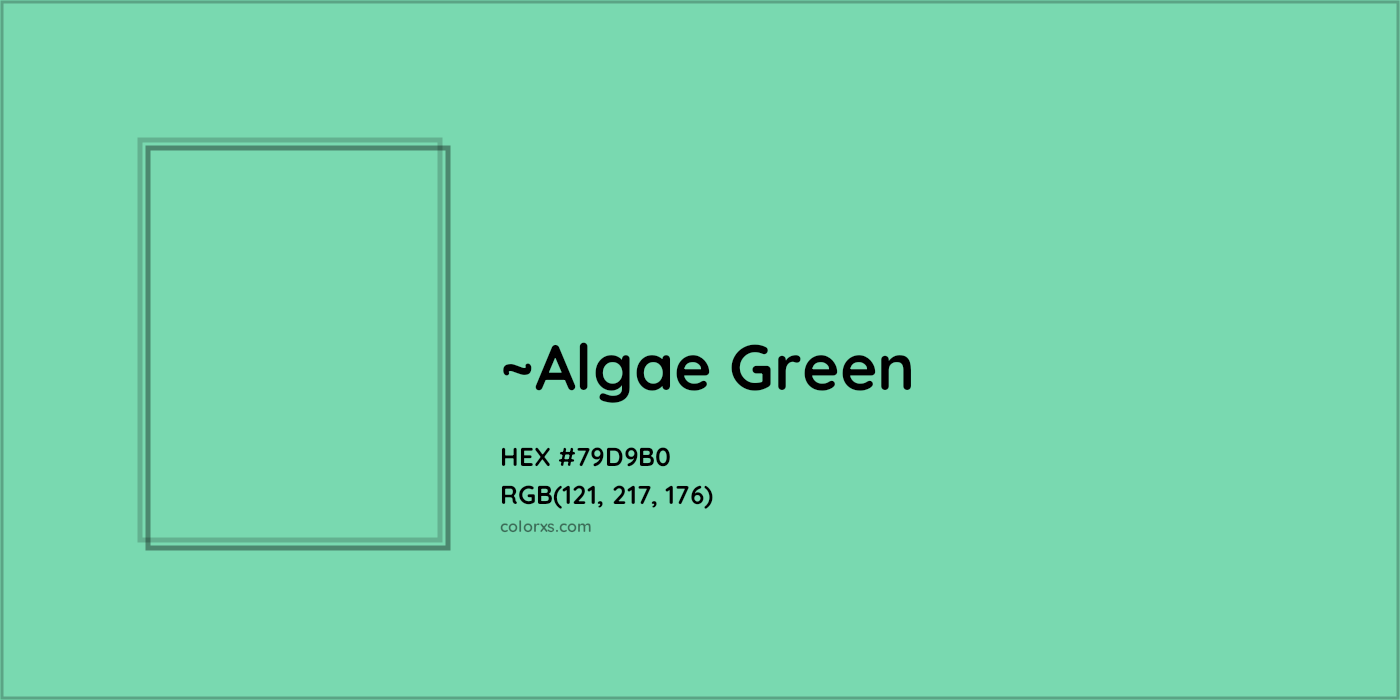 HEX #79D9B0 Color Name, Color Code, Palettes, Similar Paints, Images