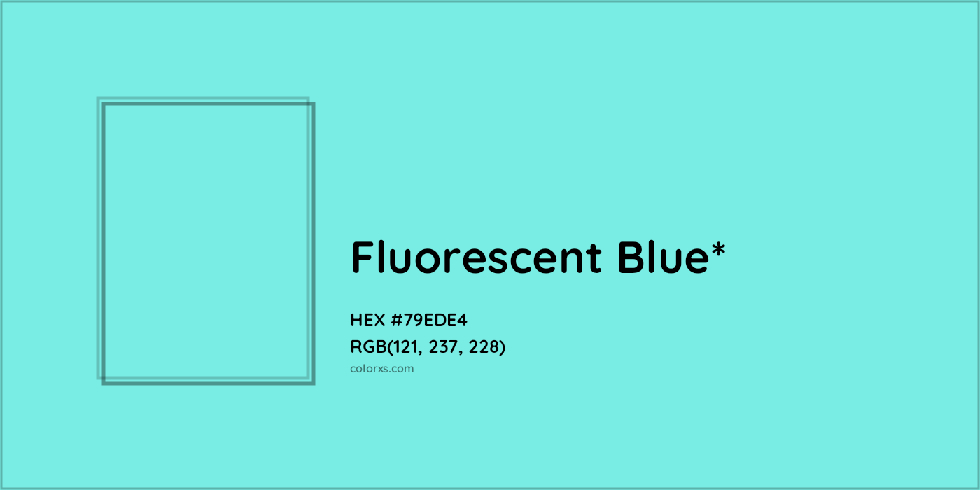 HEX #79EDE4 Color Name, Color Code, Palettes, Similar Paints, Images
