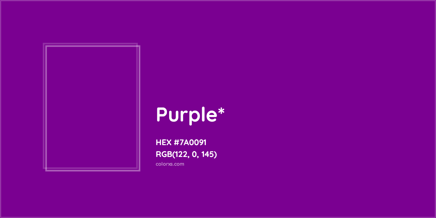 HEX #7A0091 Color Name, Color Code, Palettes, Similar Paints, Images