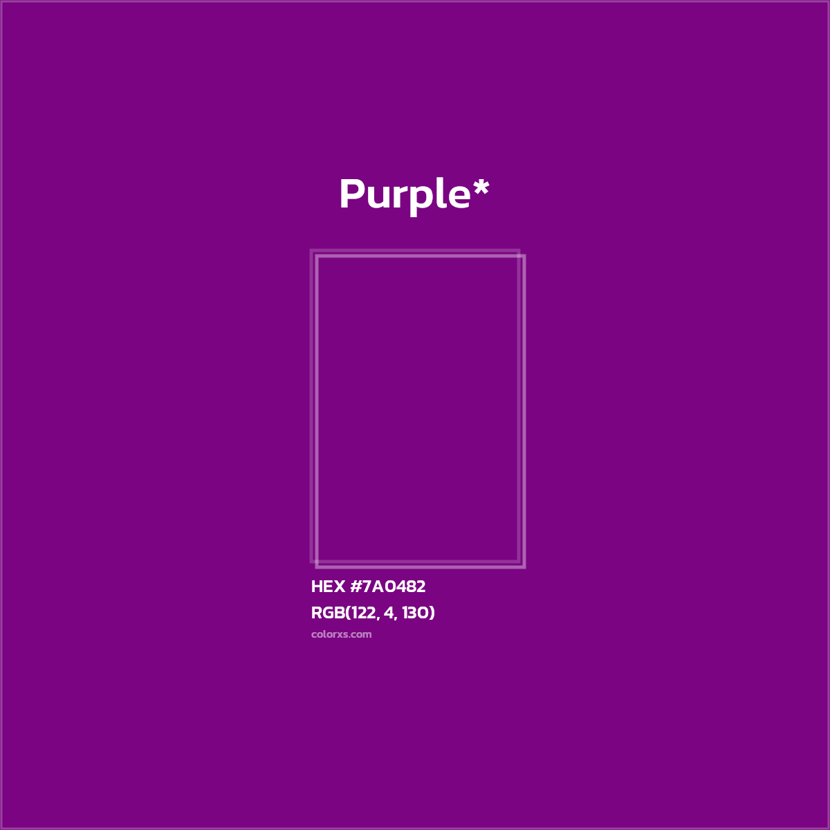 HEX #7A0482 Color Name, Color Code, Palettes, Similar Paints, Images