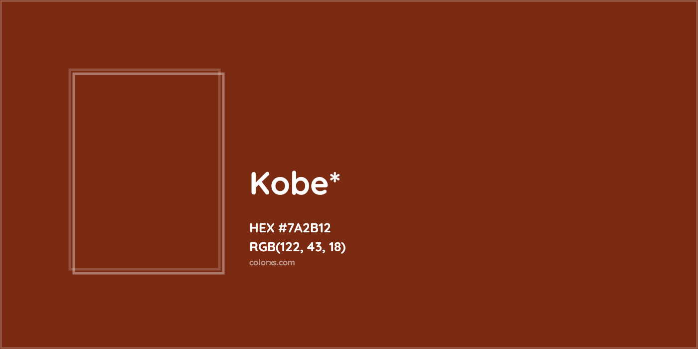 HEX #7A2B12 Color Name, Color Code, Palettes, Similar Paints, Images