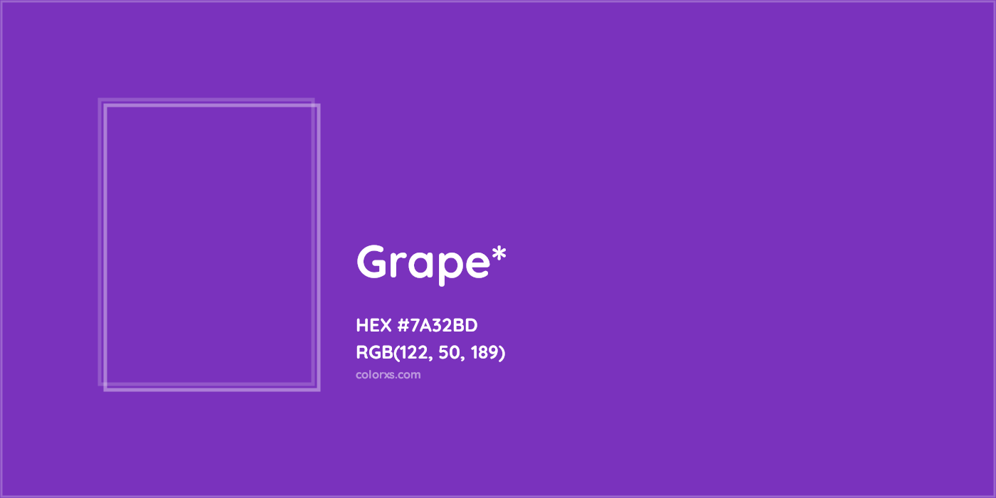 HEX #7A32BD Color Name, Color Code, Palettes, Similar Paints, Images