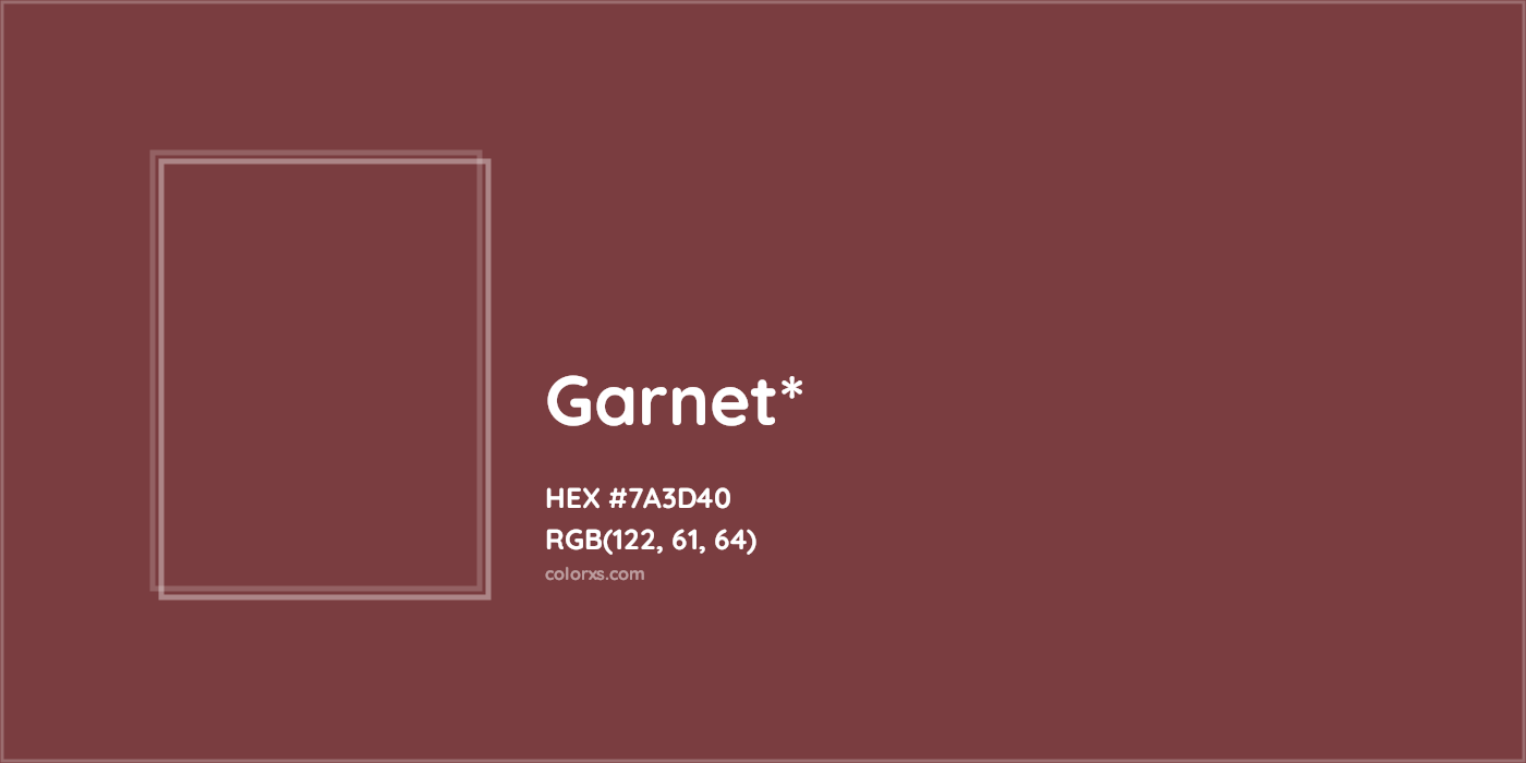 HEX #7A3D40 Color Name, Color Code, Palettes, Similar Paints, Images