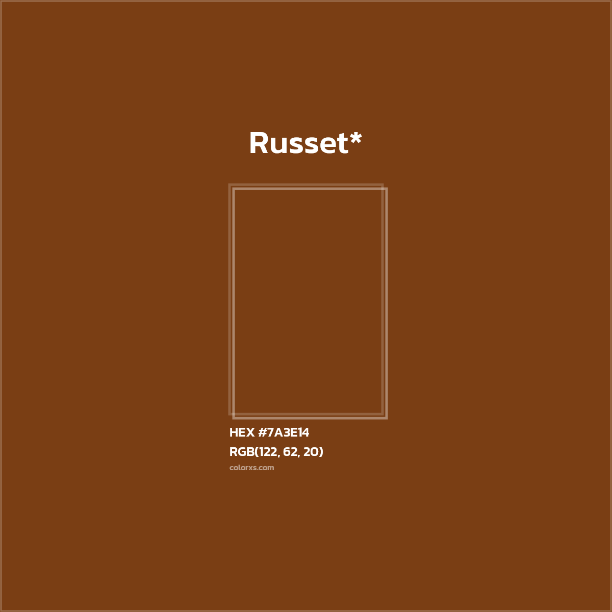HEX #7A3E14 Color Name, Color Code, Palettes, Similar Paints, Images