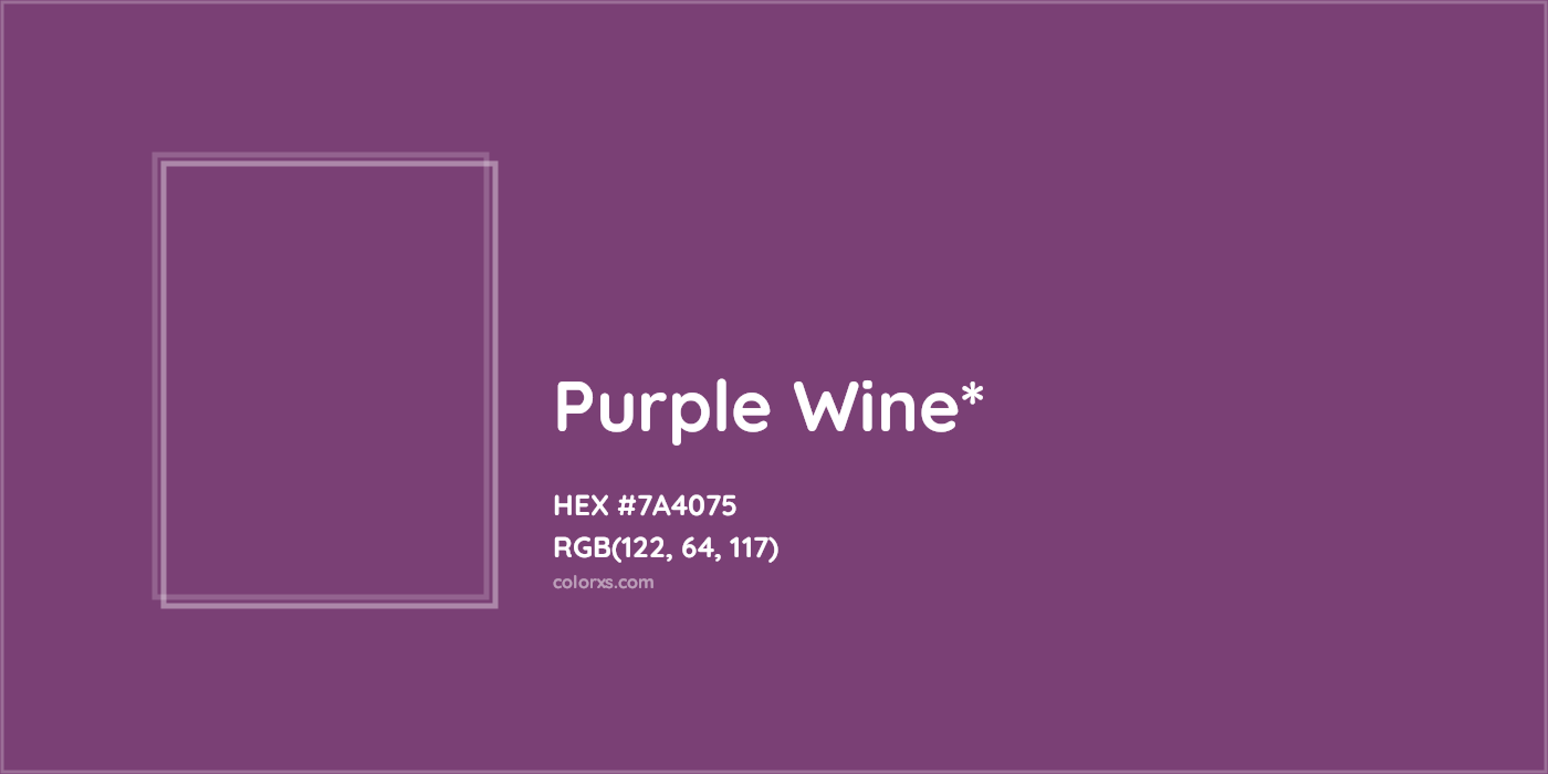 HEX #7A4075 Color Name, Color Code, Palettes, Similar Paints, Images
