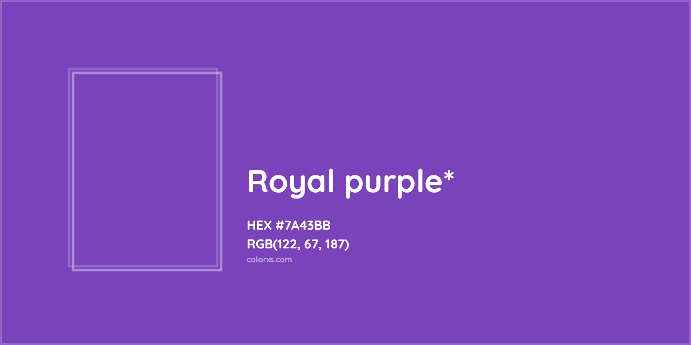 HEX #7A43BB Color Name, Color Code, Palettes, Similar Paints, Images