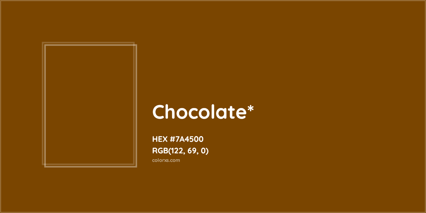 HEX #7A4500 Color Name, Color Code, Palettes, Similar Paints, Images
