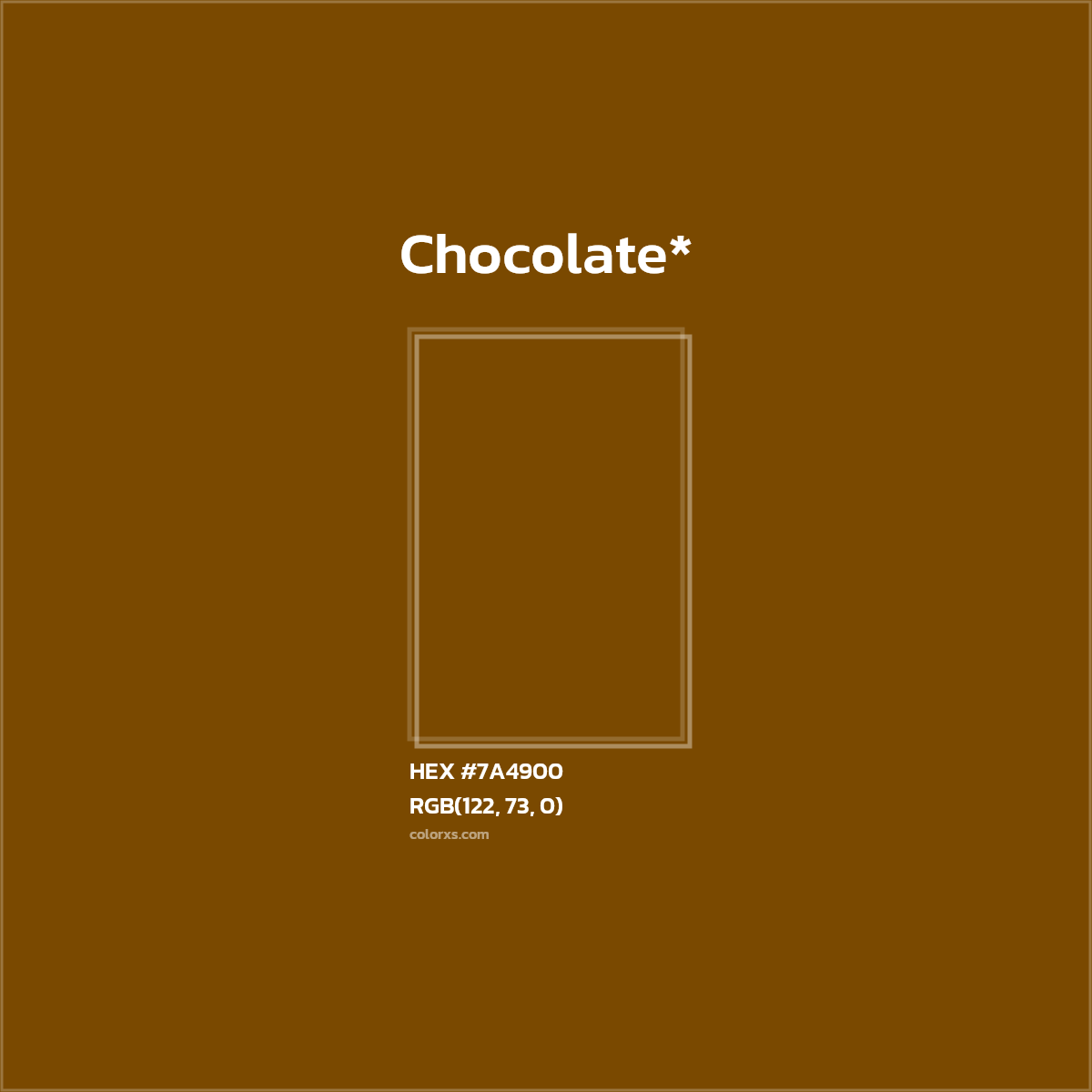 HEX #7A4900 Color Name, Color Code, Palettes, Similar Paints, Images