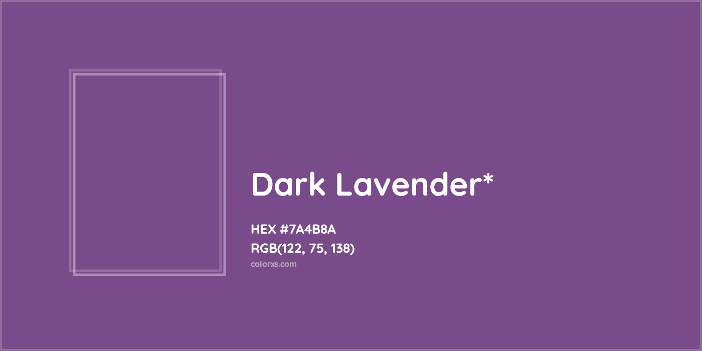 HEX #7A4B8A Color Name, Color Code, Palettes, Similar Paints, Images