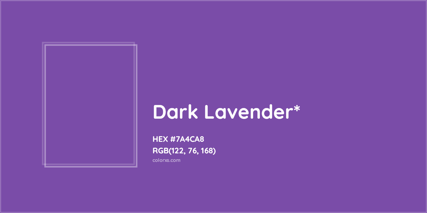 HEX #7A4CA8 Color Name, Color Code, Palettes, Similar Paints, Images