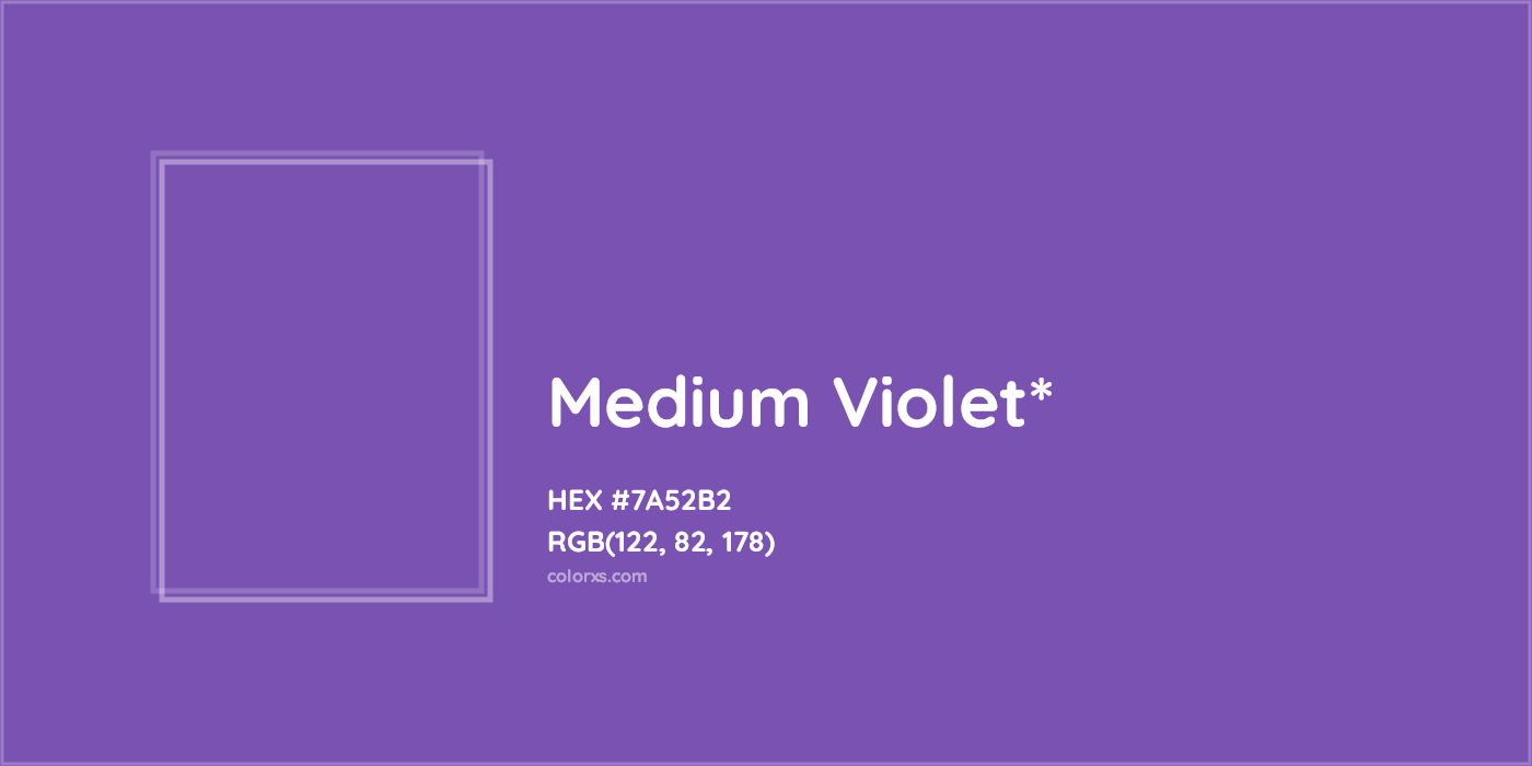 HEX #7A52B2 Color Name, Color Code, Palettes, Similar Paints, Images