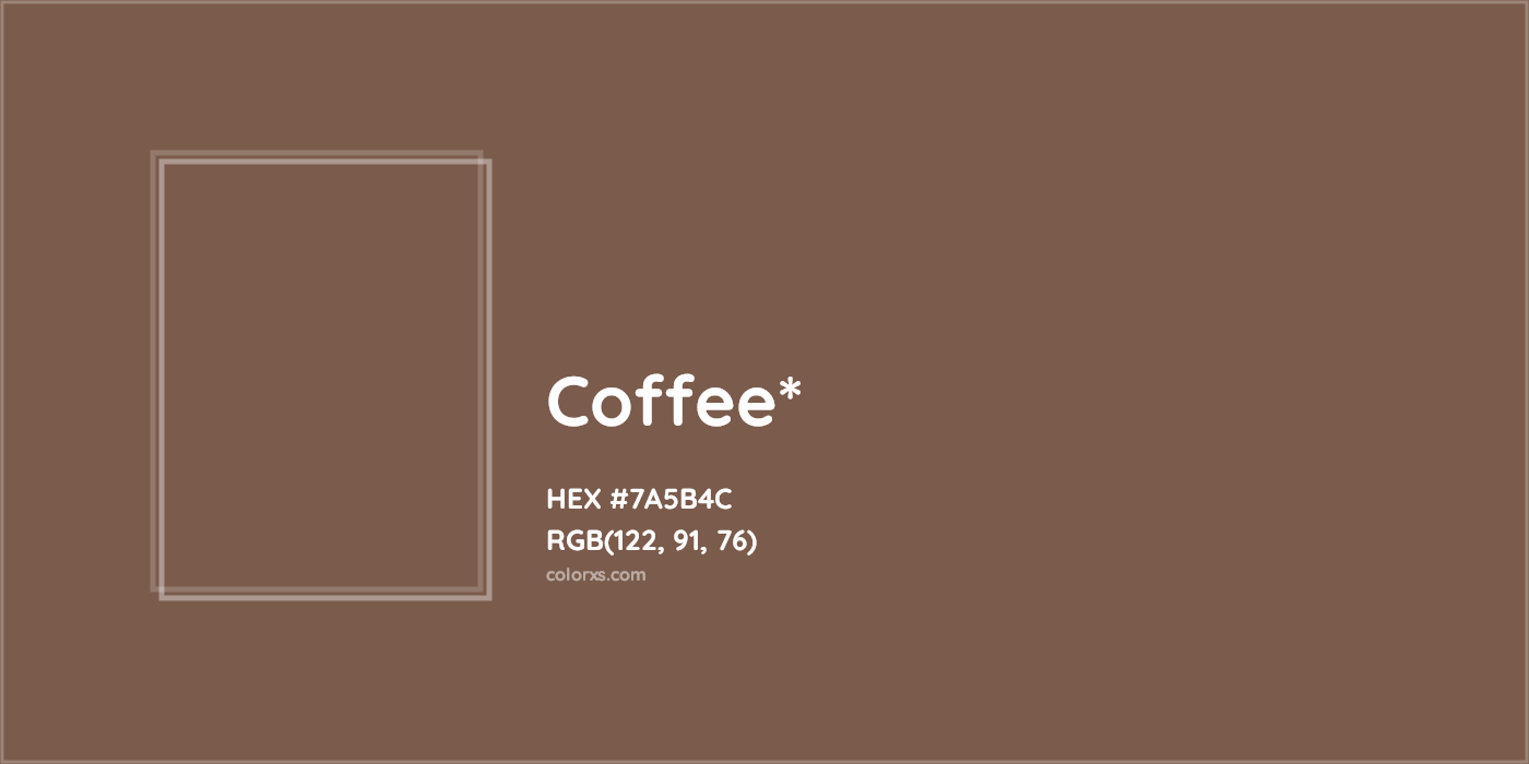 HEX #7A5B4C Color Name, Color Code, Palettes, Similar Paints, Images