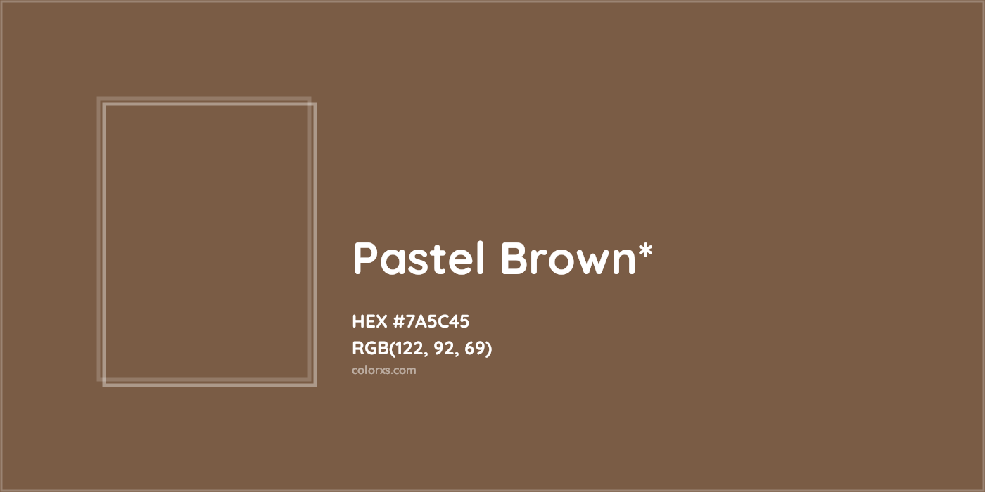 HEX #7A5C45 Color Name, Color Code, Palettes, Similar Paints, Images