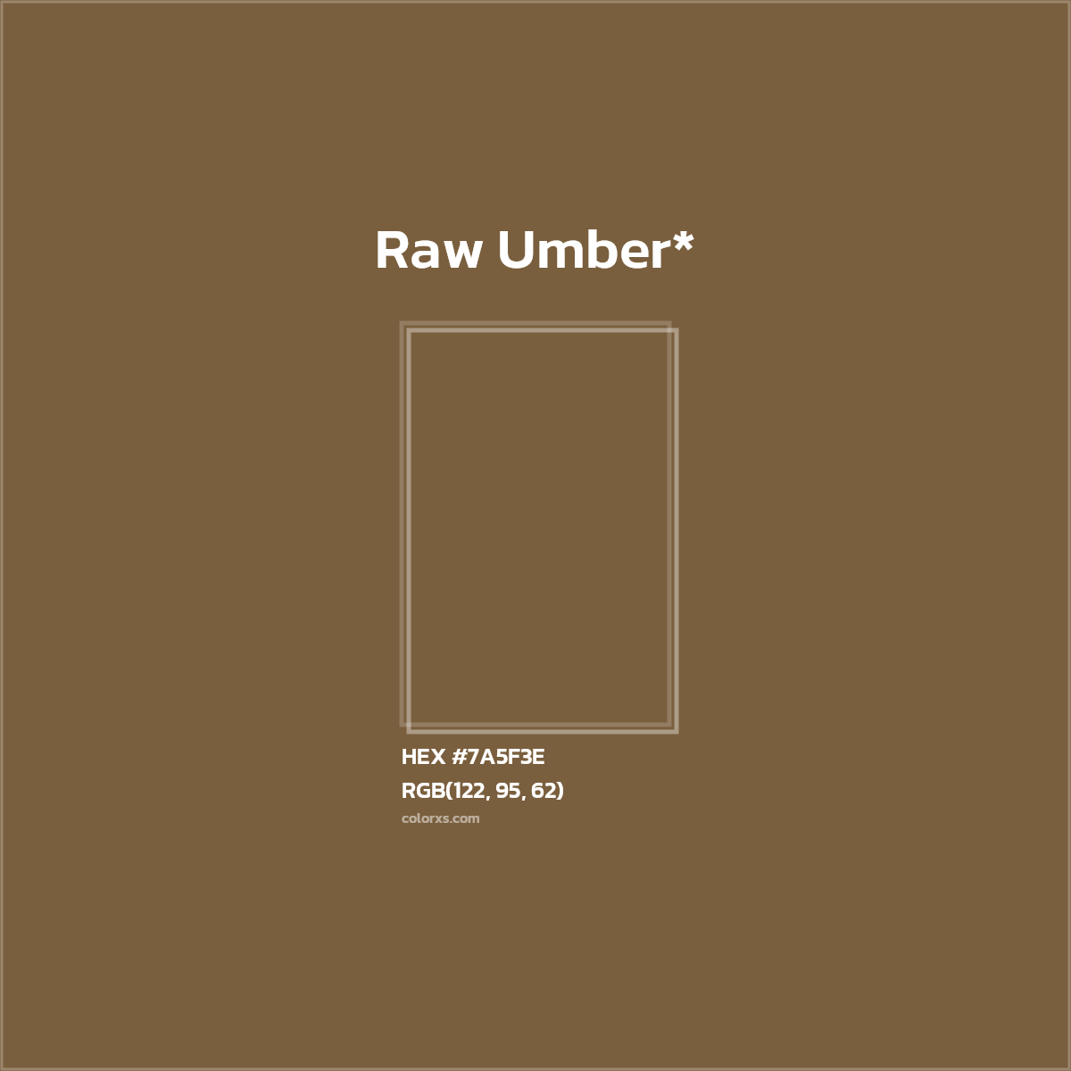 HEX #7A5F3E Color Name, Color Code, Palettes, Similar Paints, Images