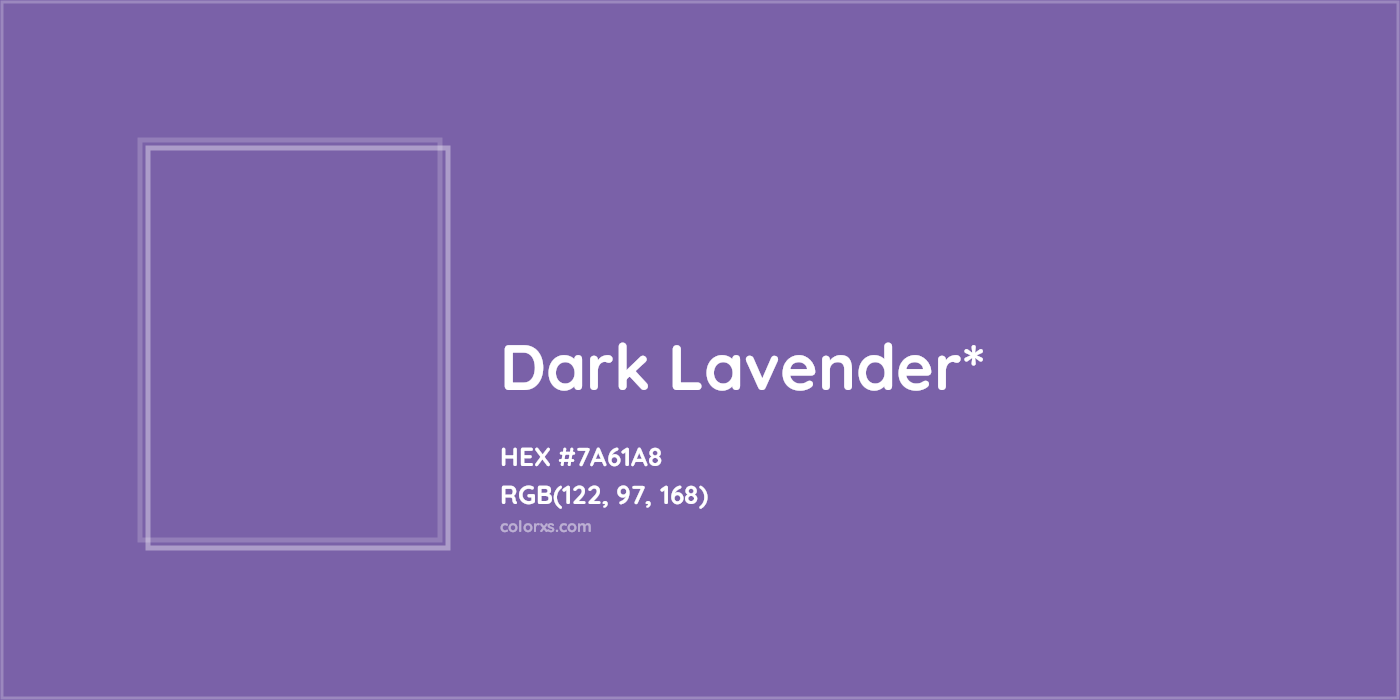 HEX #7A61A8 Color Name, Color Code, Palettes, Similar Paints, Images