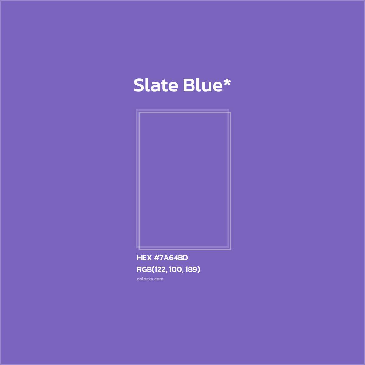 HEX #7A64BD Color Name, Color Code, Palettes, Similar Paints, Images