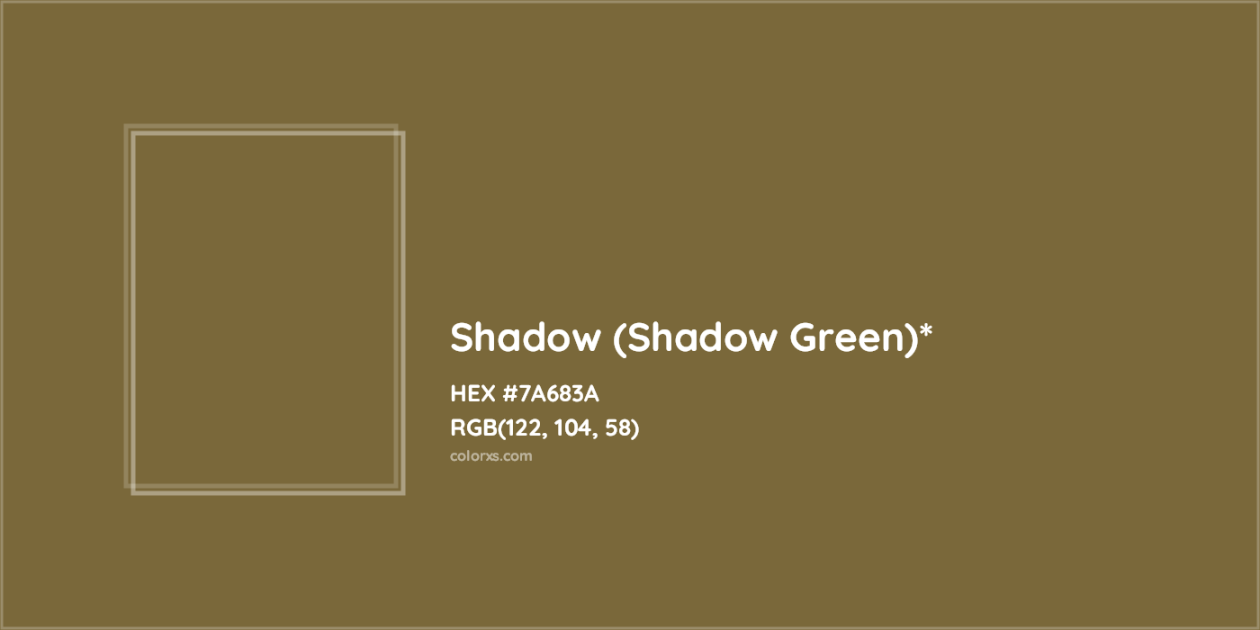 HEX #7A683A Color Name, Color Code, Palettes, Similar Paints, Images