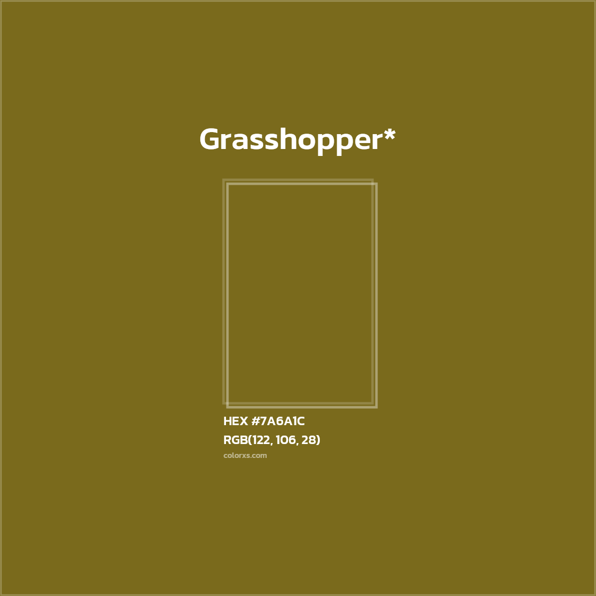 HEX #7A6A1C Color Name, Color Code, Palettes, Similar Paints, Images