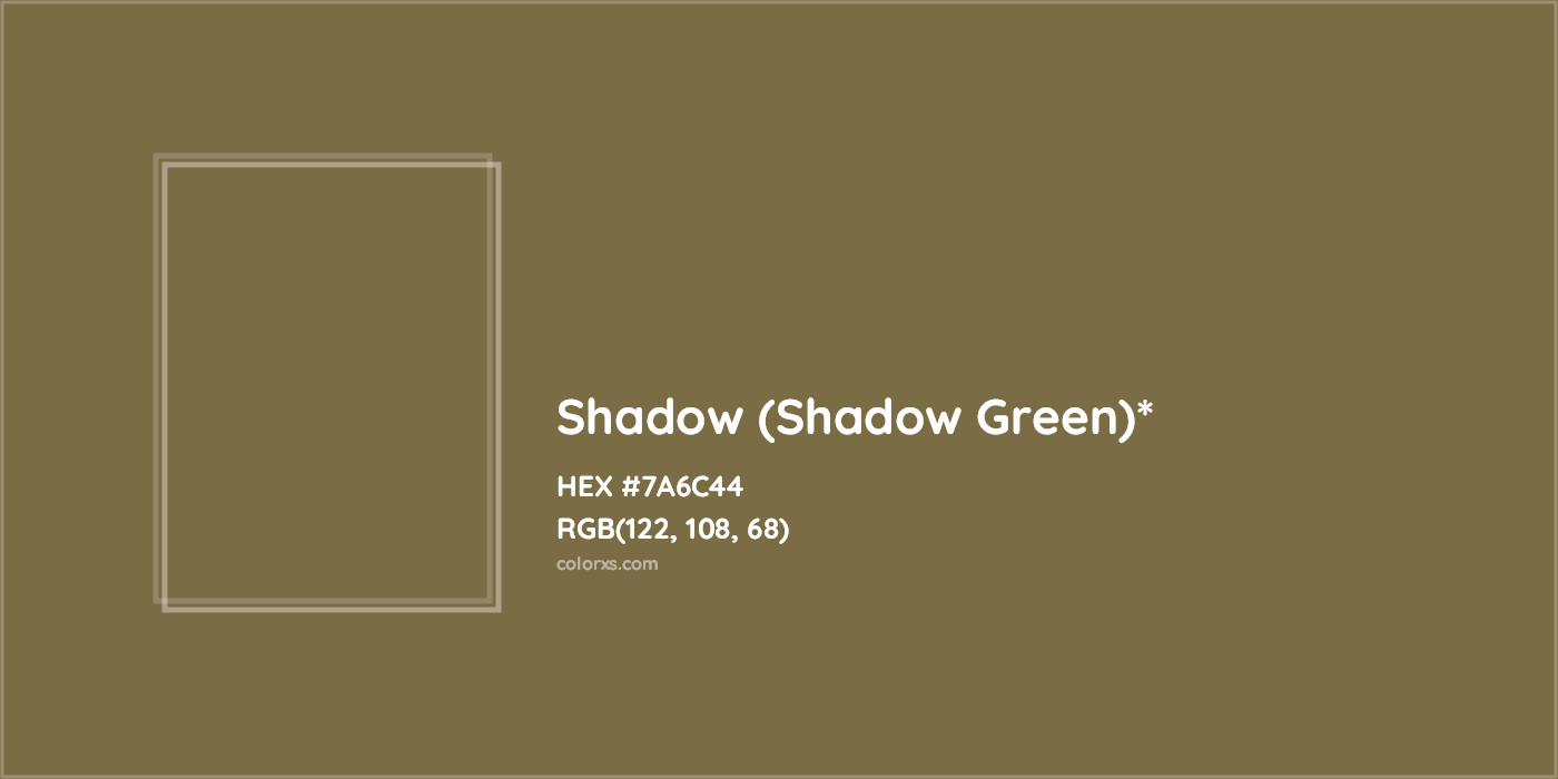 HEX #7A6C44 Color Name, Color Code, Palettes, Similar Paints, Images