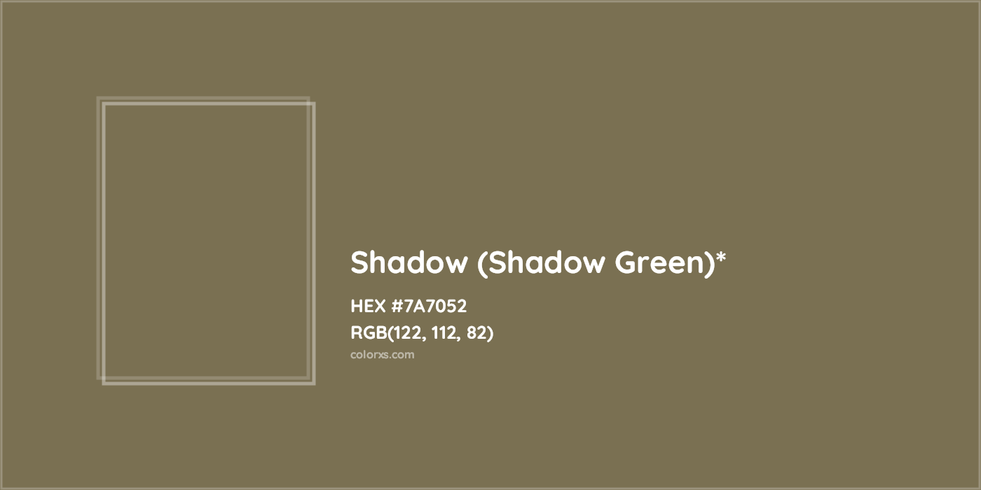 HEX #7A7052 Color Name, Color Code, Palettes, Similar Paints, Images