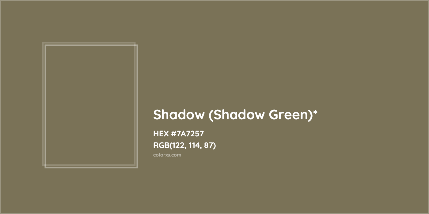 HEX #7A7257 Color Name, Color Code, Palettes, Similar Paints, Images