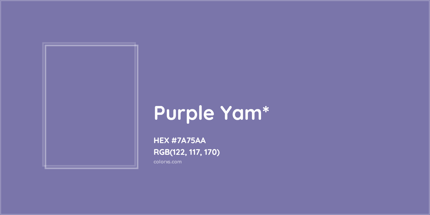 HEX #7A75AA Color Name, Color Code, Palettes, Similar Paints, Images
