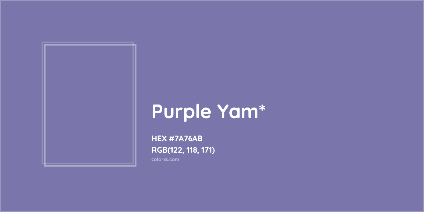 HEX #7A76AB Color Name, Color Code, Palettes, Similar Paints, Images