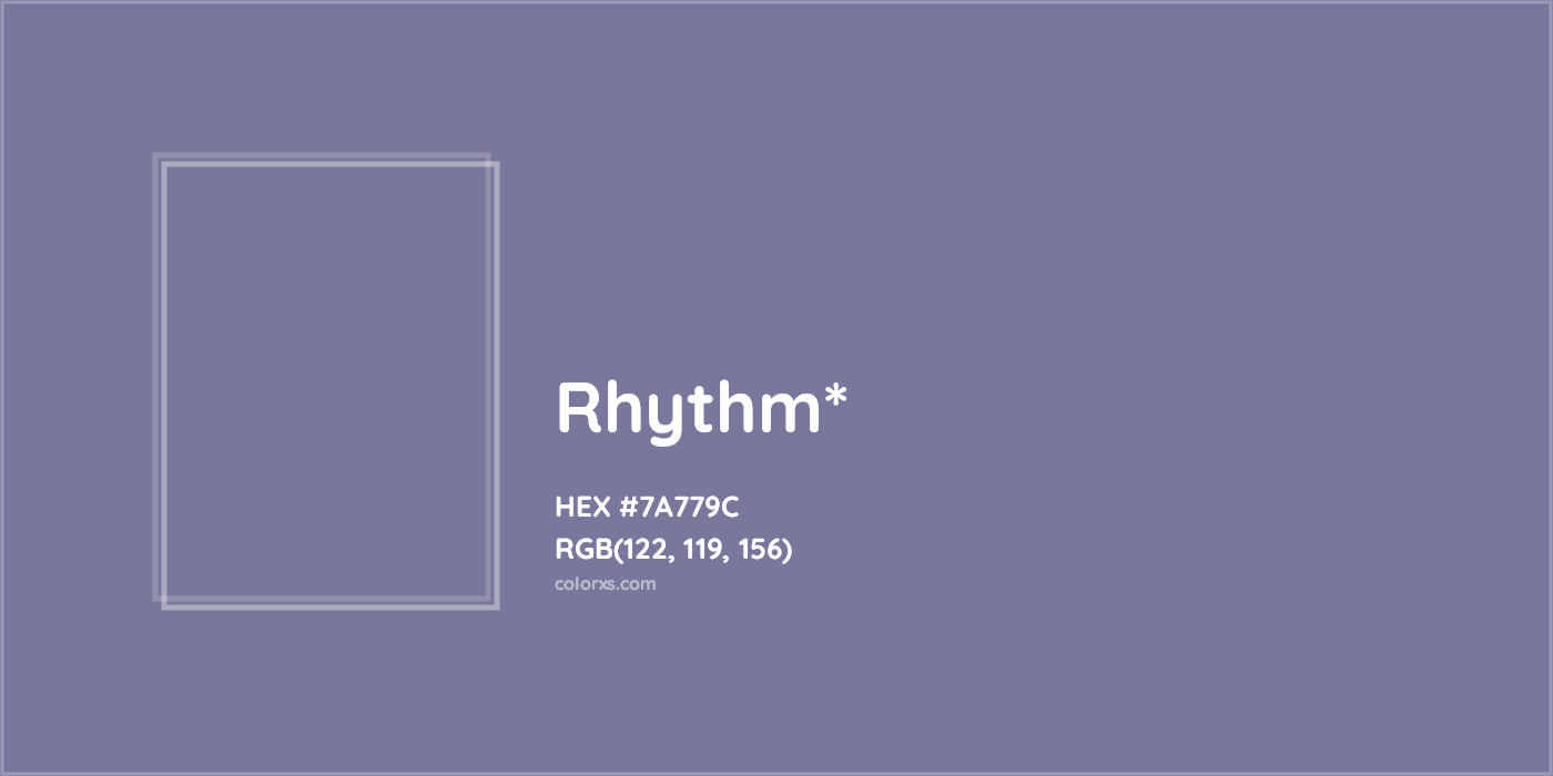 HEX #7A779C Color Name, Color Code, Palettes, Similar Paints, Images