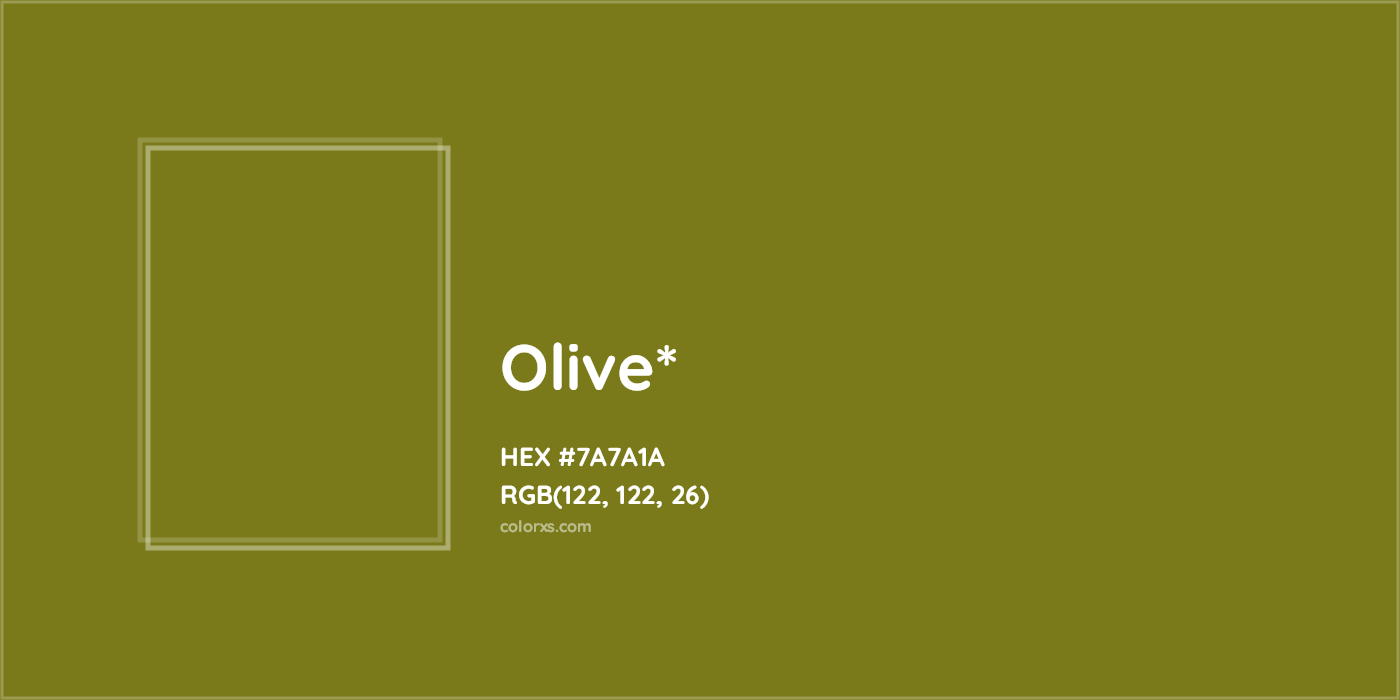 HEX #7A7A1A Color Name, Color Code, Palettes, Similar Paints, Images