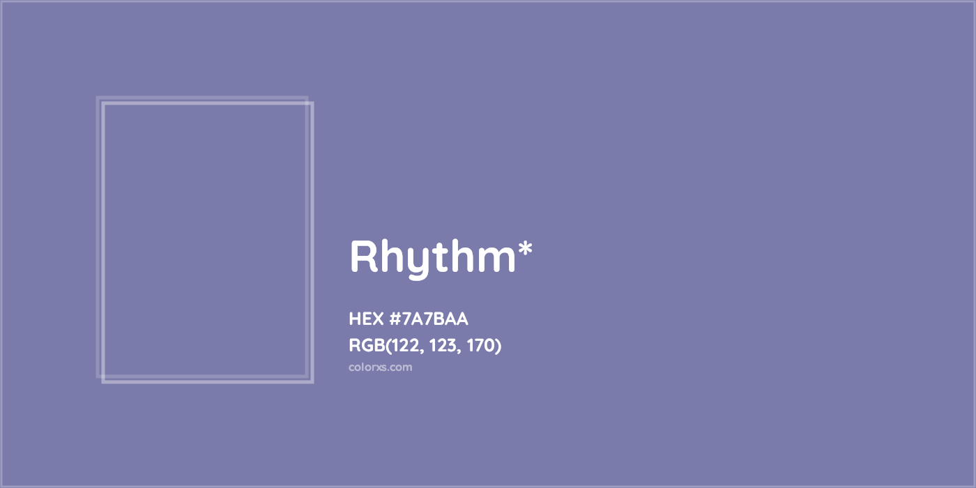 HEX #7A7BAA Color Name, Color Code, Palettes, Similar Paints, Images