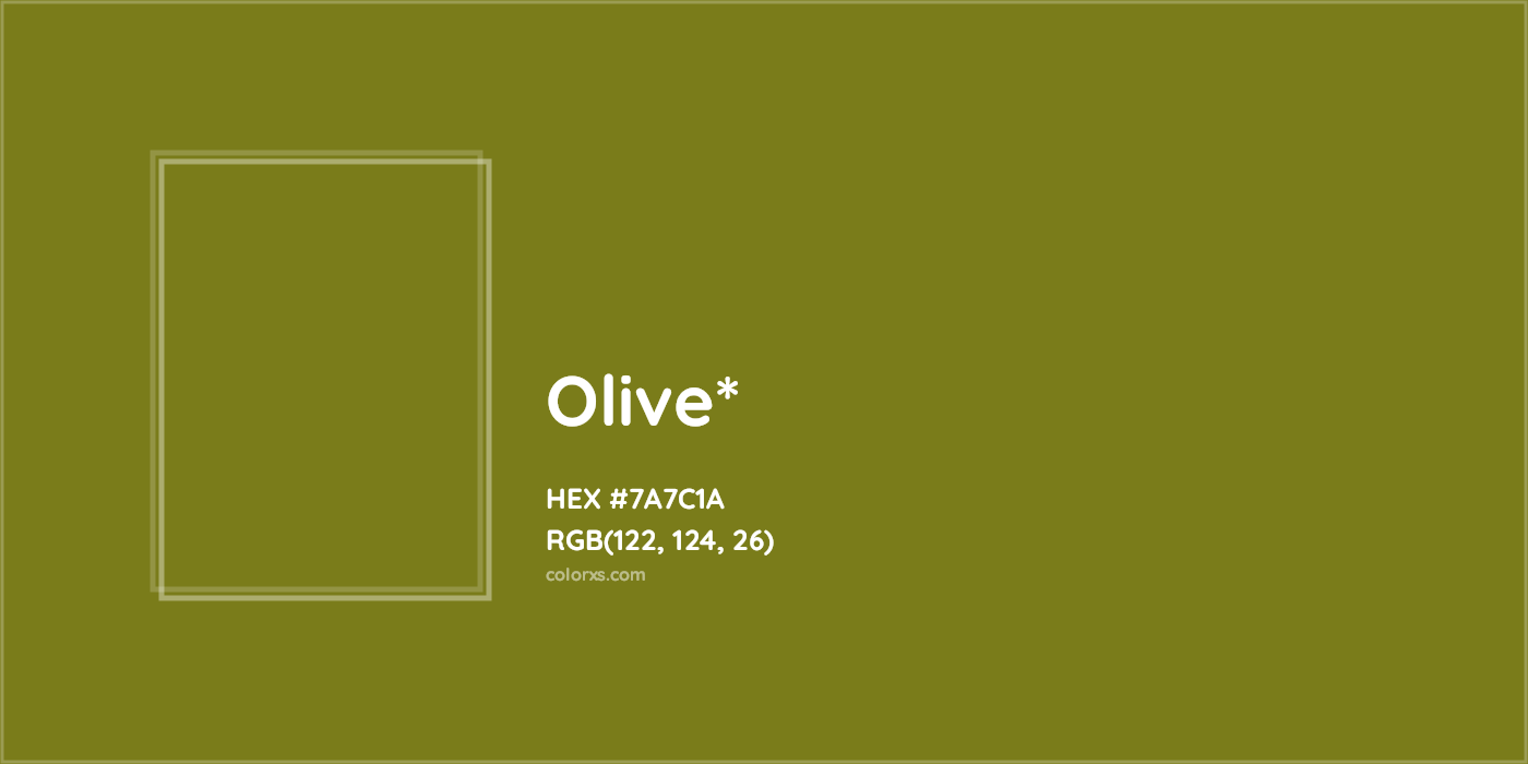 HEX #7A7C1A Color Name, Color Code, Palettes, Similar Paints, Images