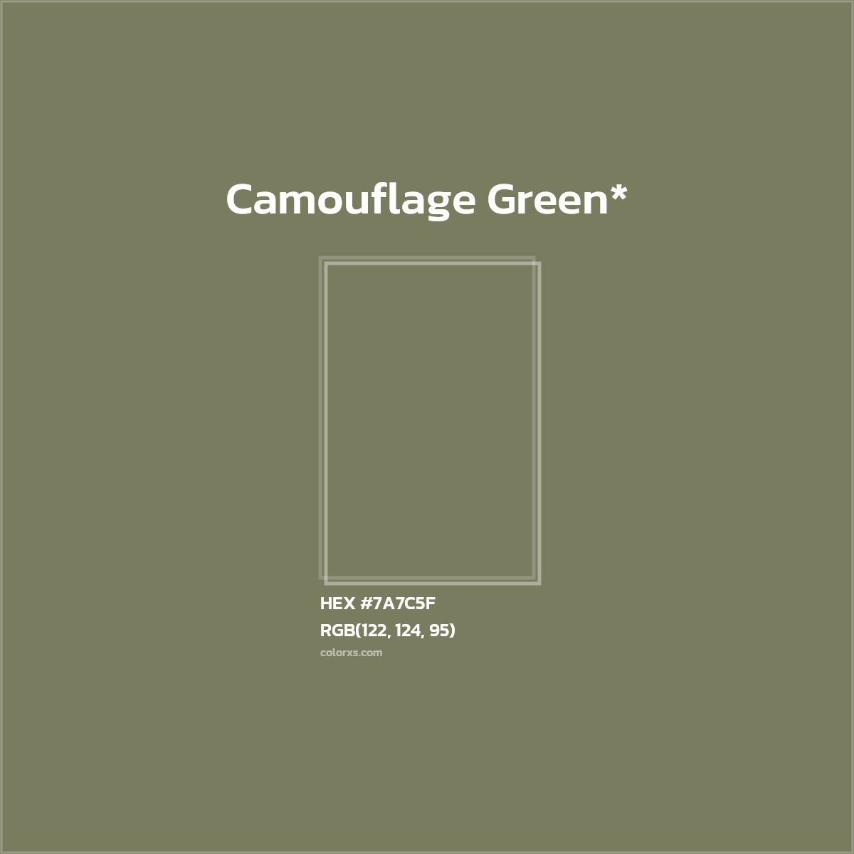 HEX #7A7C5F Color Name, Color Code, Palettes, Similar Paints, Images