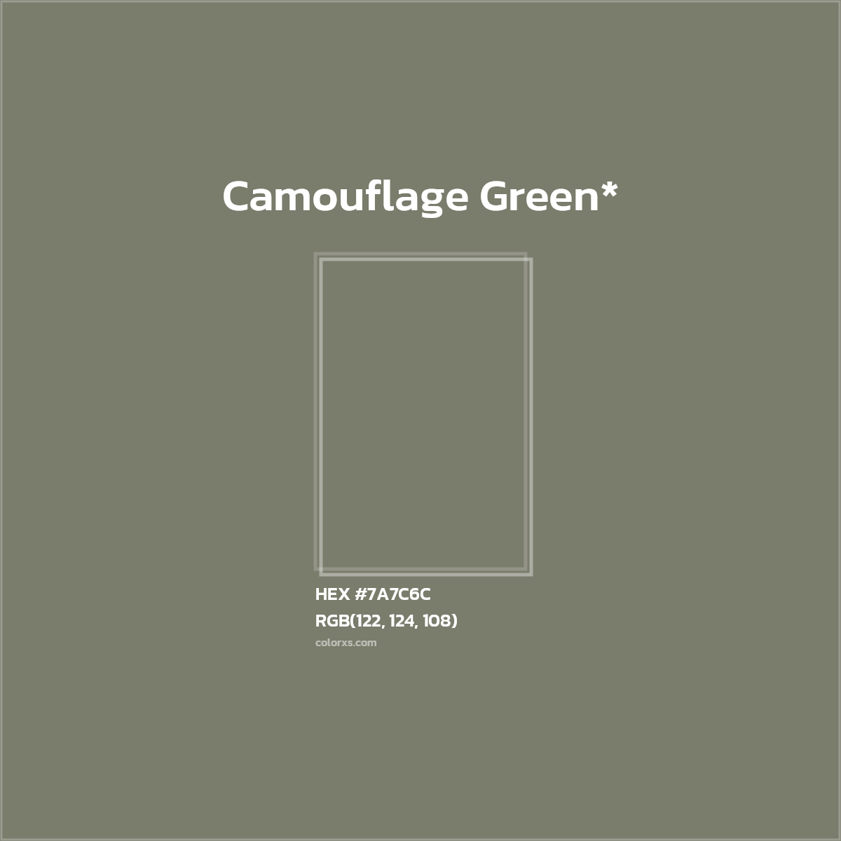 HEX #7A7C6C Color Name, Color Code, Palettes, Similar Paints, Images