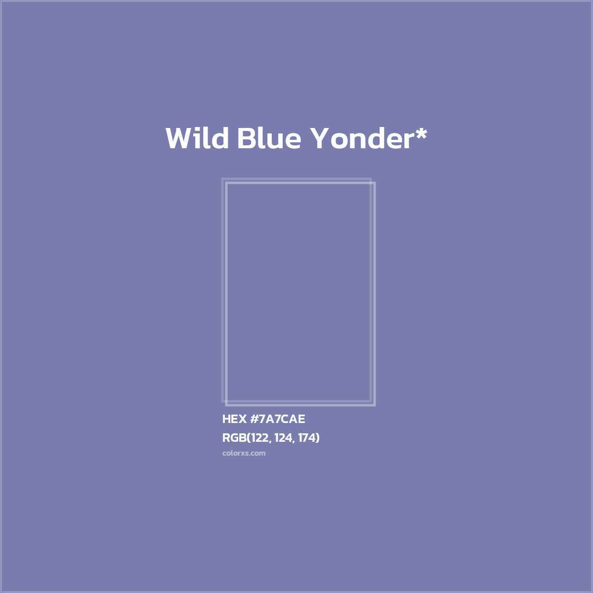 HEX #7A7CAE Color Name, Color Code, Palettes, Similar Paints, Images