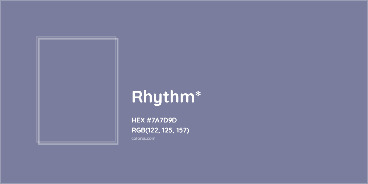 HEX #7A7D9D Color Name, Color Code, Palettes, Similar Paints, Images
