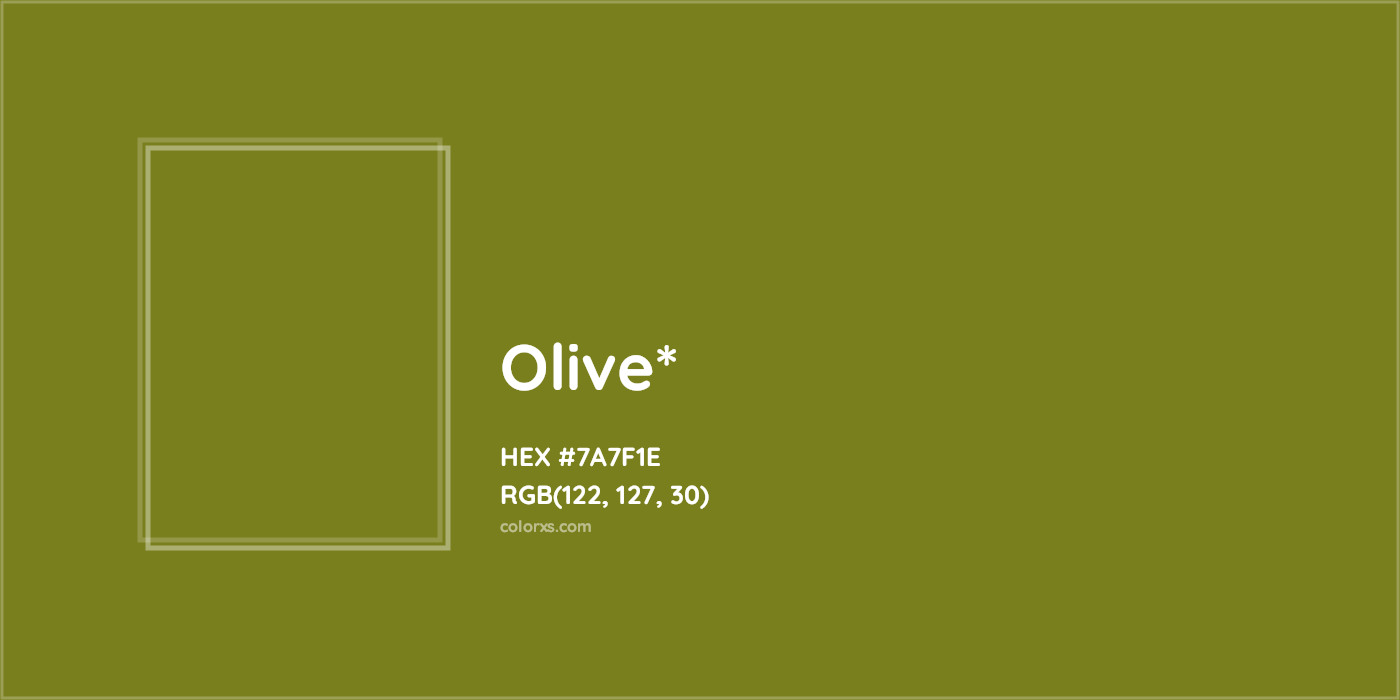 HEX #7A7F1E Color Name, Color Code, Palettes, Similar Paints, Images